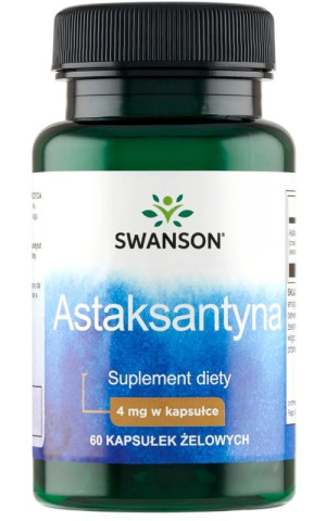 Swanson Astaksantyna 4 mg 60 softgels