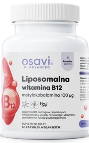 Osavi Liposomalna Witamina B12 60 kaps