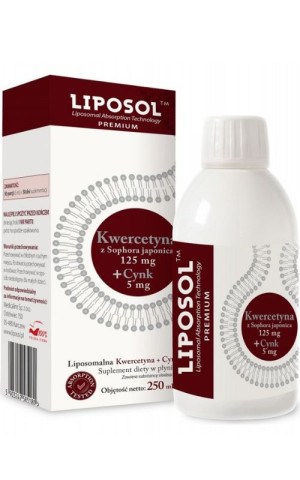 Aliness Liposol - Liposomalna Kwercetyna 125 mg + Cynk 5 mg - 250ml