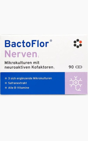 BactoFlor Nerven - na układ nerwowy - 90 kapsułek Intercell