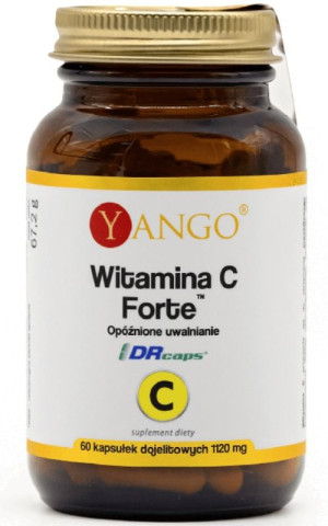 Yango Witamina C Forte - opóźnione uwalnianie - 60 kapsułek