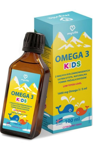 MyVita Omega 3 KIDS dla dzieci 100 ml