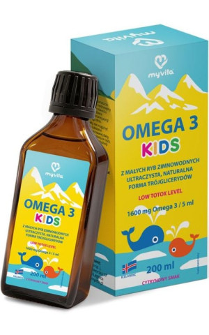 MyVita Omega 3 KIDS dla dzieci 200 ml