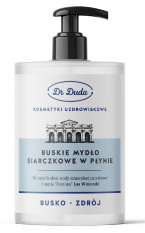 Buskie mydło siarczkowe w płynie, 300g - Dr Duda