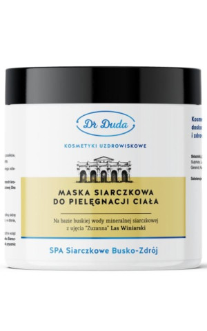 Maska Siarczkowa do Pielęgnacji Ciała, 500g - Dr Duda