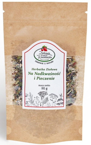 Zielarnia Warmińska Na Nadkwaśność i Pieczenie Herbatka ziołowa 90 g