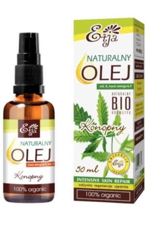 Naturalny olej konopny BIO 50ml, Etja