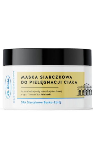 Maska siarczkowa do pielęgnacji ciała, 200g Dr Duda