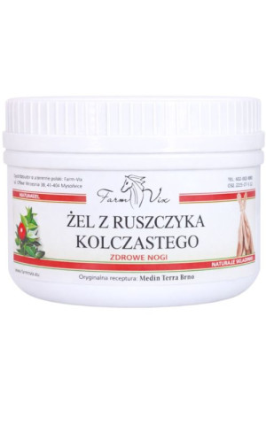 Żel z ruszczyka kolczastego 350 g Farm Vix
