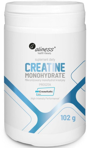 Aliness Creatine monohydrate Kreatyna (Creavitalis®) 102 g, 30 porcji