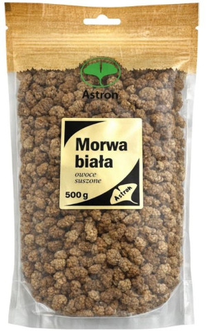 Morwa biała suszone owoce 500 g Astron