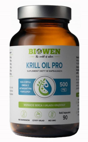 Biowen Krill Oil Pro - olej z kryla 90 kaps