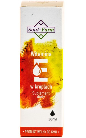 Witamina E w kroplach 30ml Soul-Farm