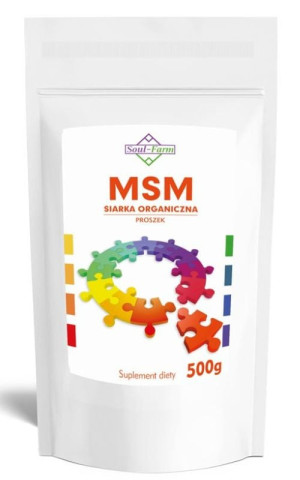 MSM, SIARKA ORGANICZNA, 500g Soul-Farm