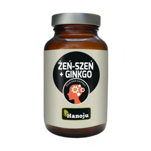 Żeń-szeń + Ginkgo Biloba 60 kaps. Hanoju