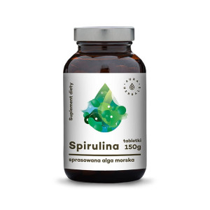 Spirulina - 600 tabletek (150g) Aura Herbals