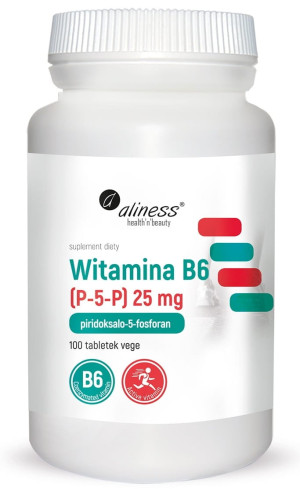Aliness Witamina B6 (P-5-P) 25 mg 100 tabl