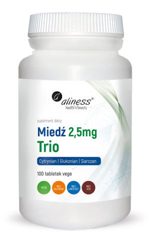 Aliness Miedź trio 2,5 mg 100 tabl