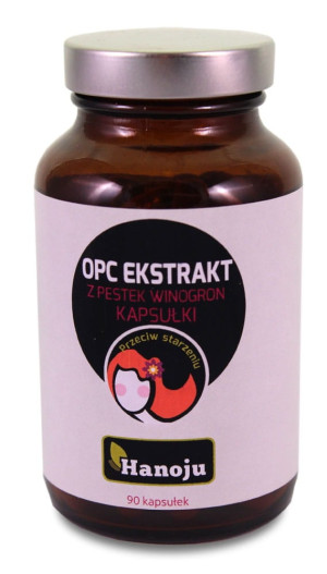 OPC ekstrakt z pestek winogron 400mg 90 kaps. Hanoju