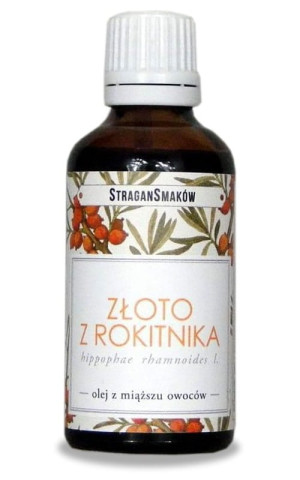 Olej z rokitnika z miąższu 50 ml Złoto z Rokitnika