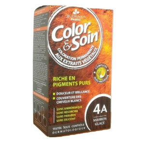 Color & Soin farba do włosów (zimny brąz) 4A 135ml