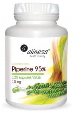 Aliness Piperyna 95% 10 mg 120 kaps