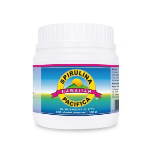 Spirulina Pacifica hawajska 600 tabletek 500mg, CyanoTech