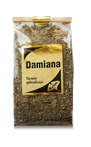 Zioło Damiana, Turnera diffusa, Skrawki liści, 50g, Astron