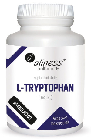 L-Tryptophan 500 mg 100 kapsułek Aliness