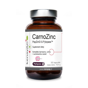 Kenay CarnoZinc PepZinGI & Pylopass 60 kaps.
