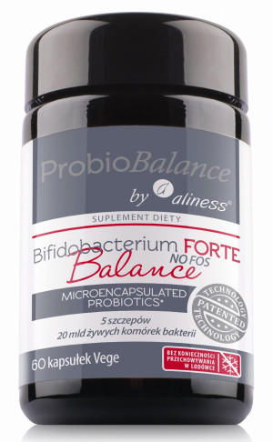 Aliness ProbioBalance Bifidobacterium FORTE Balance No Foss 20 mld 60 kaps