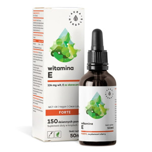 Witamina E Forte (200 IU) MCT- Oil - krople (50ml) Aura Herbals