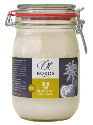 Bio olej kokosowy nierafinowany Naturland Fair Ölmühle Solling 1L