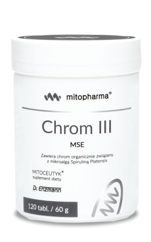 Mito-Pharma Chrom trójwartościowy MSE, 120 tabletek - Dr Enzmann