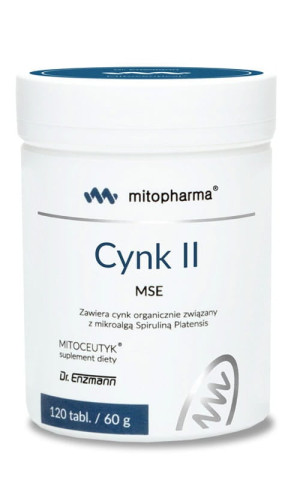 Mito-Pharma Cynk dwuwartościowy MSE (120 tab) - Dr Enzmann