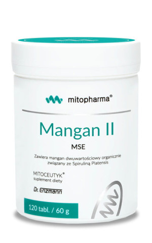 Mito-Pharma Mangan dwuwartościowy MSE (120 tab) - Dr Enzmann