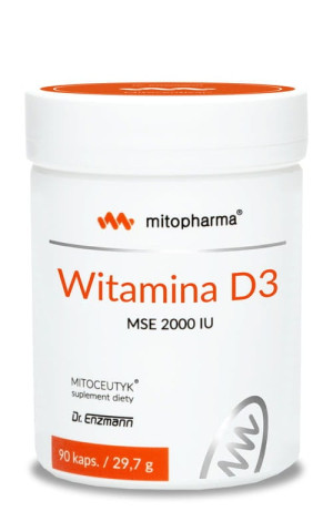 Mito-Pharma Witamina D3 MSE 90 kapsułek Dr Enzmann