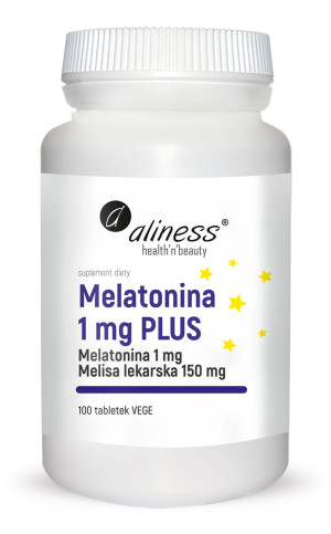 Aliness Melatonina 1 mg PLUS Melisa 100 tabl