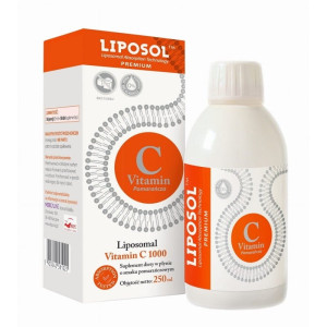Aliness Liposol C 1000 Liposomalna Witamina C 1000 (Buforowana) 250 ml Pomarańczowy - Medicaline