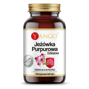 Yango Echinacea ekstrakt 350 mg, Jeżówka Purpurowa 60 kaps.