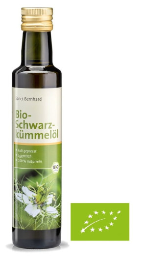 Bio olej z czarnuszki (czarnuszka egipska) 250 ml Sanct Bernhard