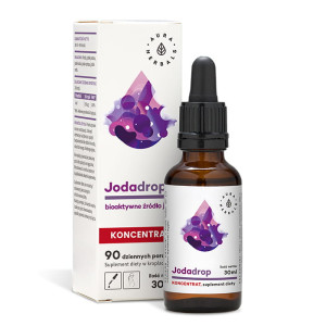 Jodadrop bioaktywne źródło jodu, koncentrat krople 30ml Aura Herbals