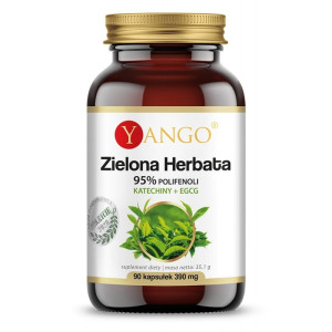 Yango Zielona herbata - 95% polifenoli - Katechiny + EGCG (90kaps)