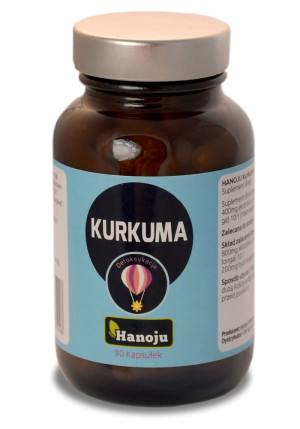 Kurkuma 400mg 90 kaps. Hanoju