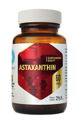 Astaxanthin AstaReal 4 mg 60 kapsułek, Hepatica