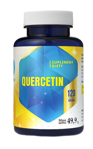 Quercetin naturalna kwercetyna 120 kapsułek, Hepatica