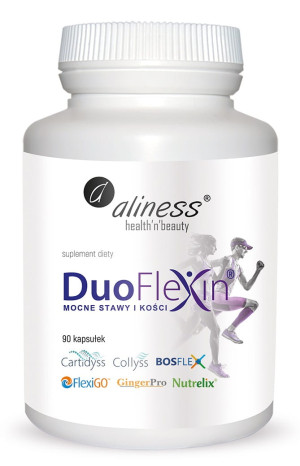 Aliness Duoflexin Mocne Stawy i Kości 100% Natural 90 kaps