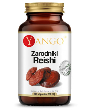 Yango Zarodniki Reishi Ganoderma lucidum 100 kapsułek
