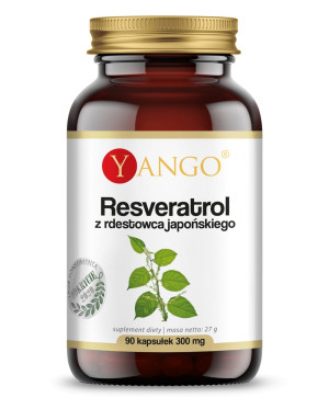 Yango Resveratrol - ekstrakt 300 mg (90 kaps)