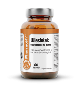 PharmoVit Clean Label Wiesiołek olej tłoczony na zimno 60 kapsułek